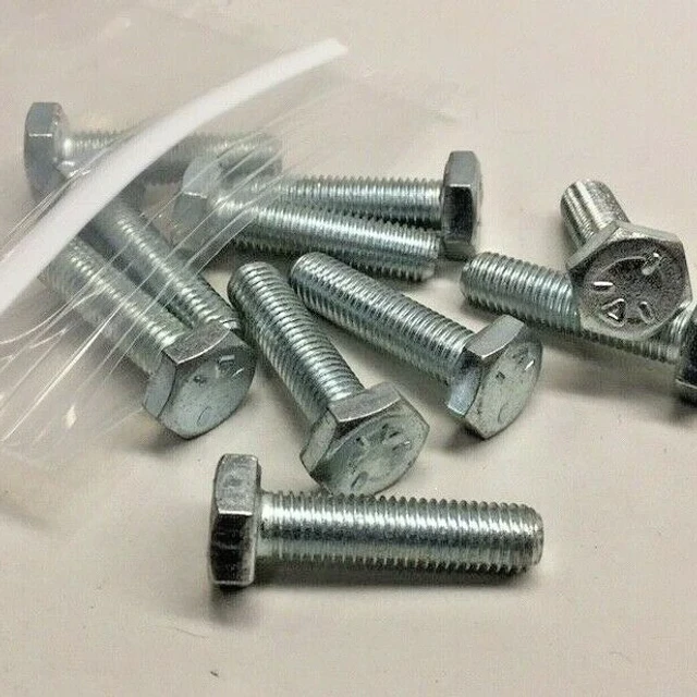 Cap Screw JJM04032-10 Hex Head 1/4-20 x 1" Grade 5 (Pack of 10) Zinc Plated
