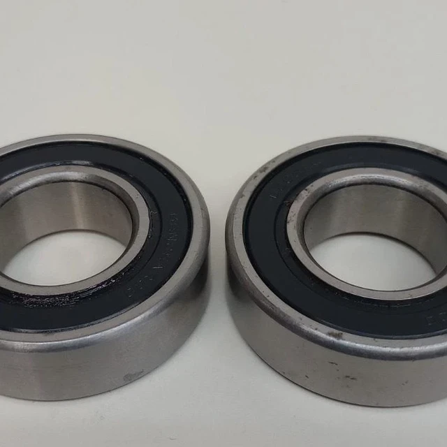 Genbearco 6205-2RS Ball Bearing Deep Groove 25X52X15mm Double Sealed (Pack of 2)