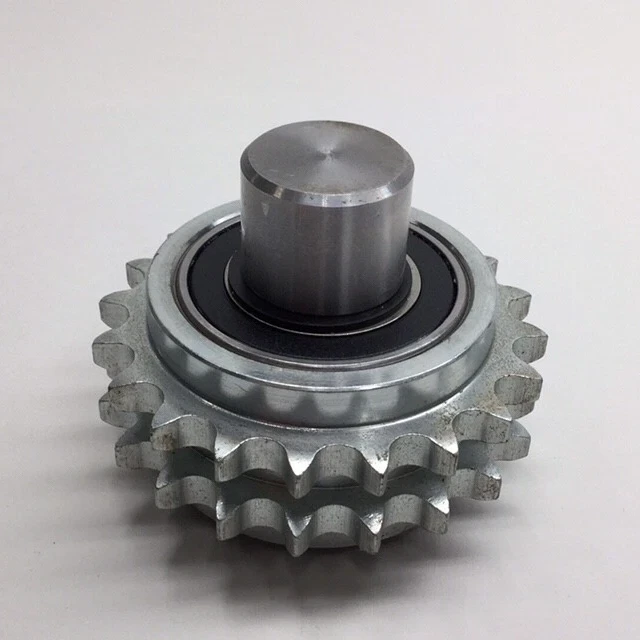Sprocket K76225 Gear and K76225 Shaft Assembly Double Row 20T 1-3/16"