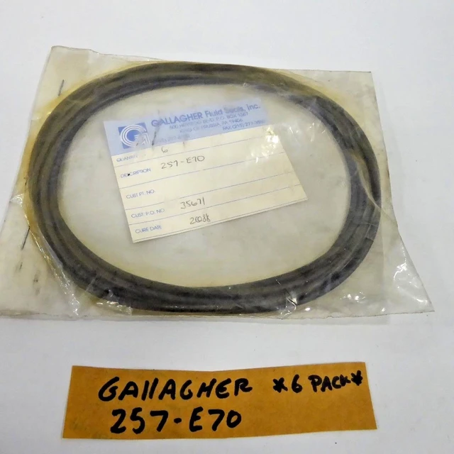 Gallagher 257-E70 O-Ring 5 7/8 x 1/8 (Pack Of 6)