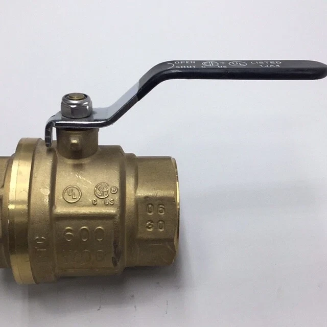 KTC 600 WOG Brass Ball Valve 2" Fpt 600WOG