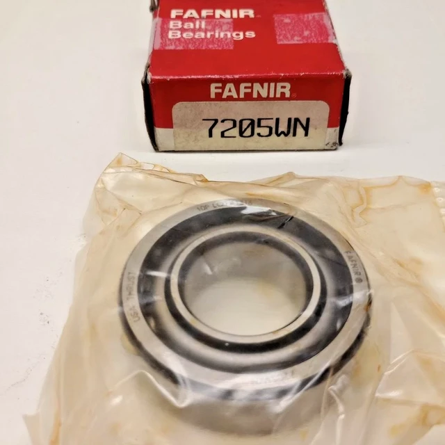 Fafnir 7205WN Angular Contact Ball Bearing 25 ID x 52 OD x 15mm 7205W / 7205-WN
