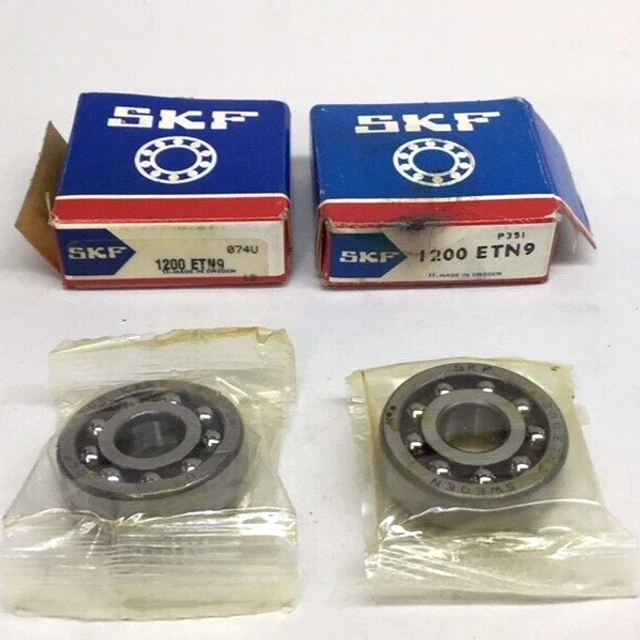 SKF 1200 ETN9 Ball Bearing Self Aligning 10mm ID X 30mm OD X 9mm W (Pack of 2)