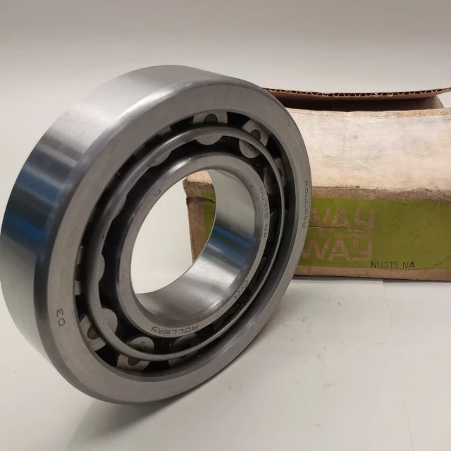 Rollway NU315NA Cylindrical Roller Bearing 75mm ID x 160mm OD x 37mm
