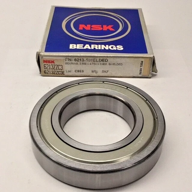 NSK 6213ZZC3 Ball Bearing Double Shielded 65x120x23mm 6213ZZC3E