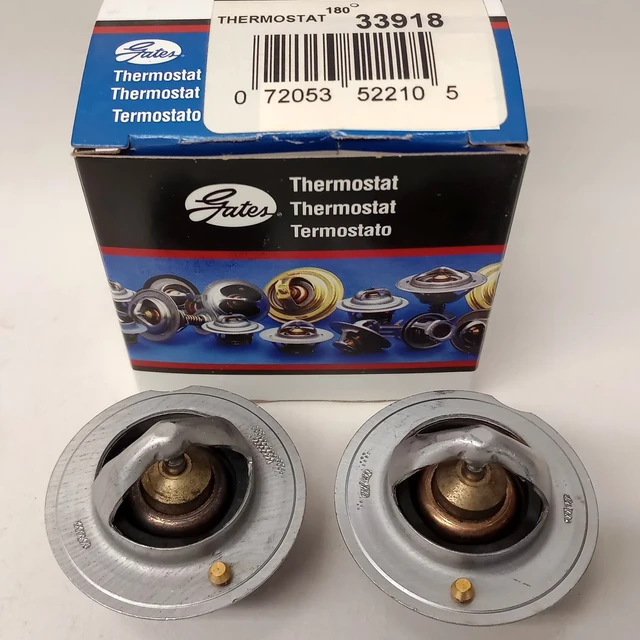 Gates 33918 Engine Coolant Thermostat 180 Degree 379-180 419-180 (Pack Of 2)