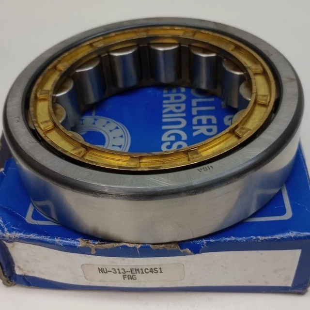 FAG NU-313-EM1C4S1 Cylindrical Roller Bearing 65X140X33mm NU313EM1C4S1