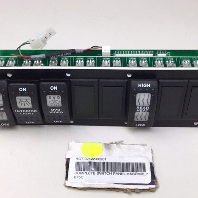 RC Tronics RCT-02122-00281 Switch Panel Complete Assembly