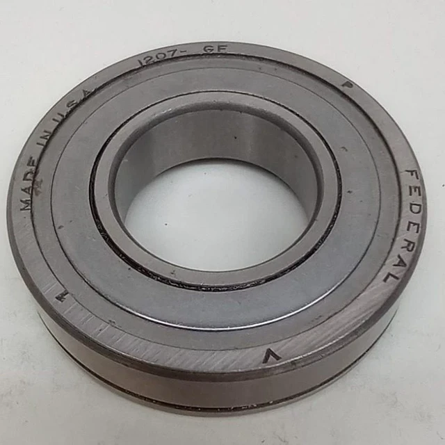 Federal I207-GF Ball Bearing Deep Groove 35X72X17mm Single Shield No Snap Ring