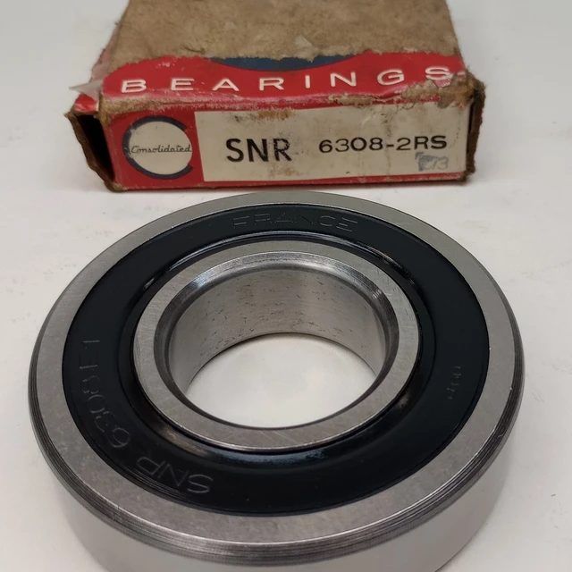 SNR 6308-2RS-C3 Ball Bearing Deep Groove 40 x 90 x 23mm 63082RSC3 Double Sealed