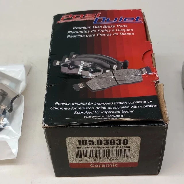 Centric 105.03830 Disc Brake Pad Set Posi-Quiet Ceramic Rear Ref# ZD383
