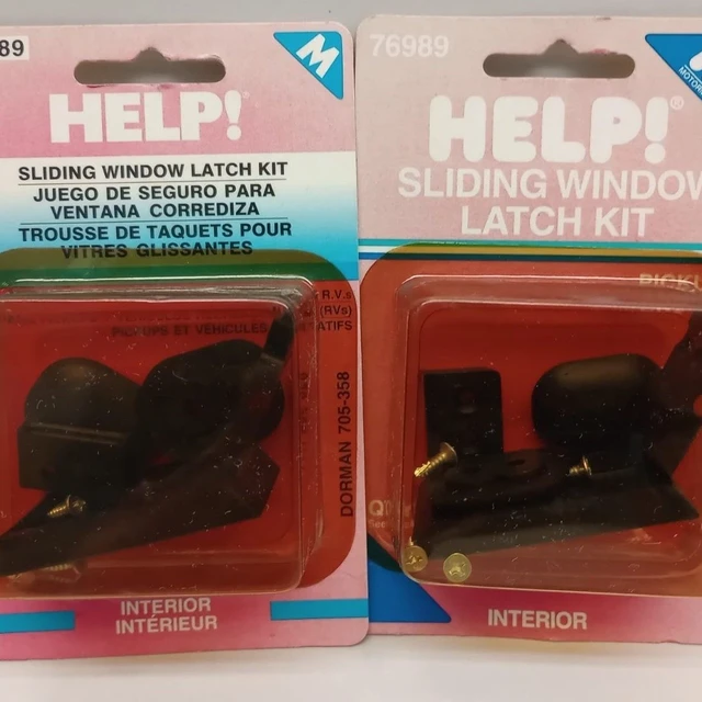 Motormite 76989 Sliding Window Latch Kit HELP! Dorman 705-358 (Pack Of 2)