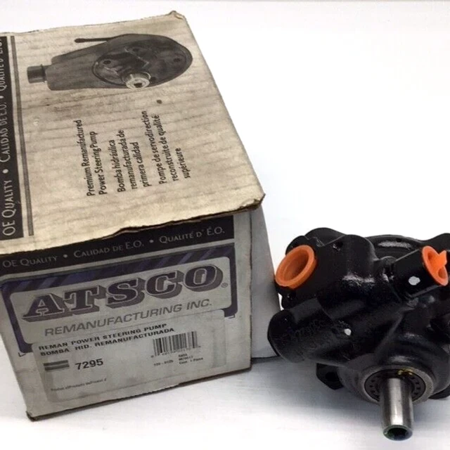 Atsco 7295 Remanufactured Power Steering Pump Missing O-Rings For Fittings