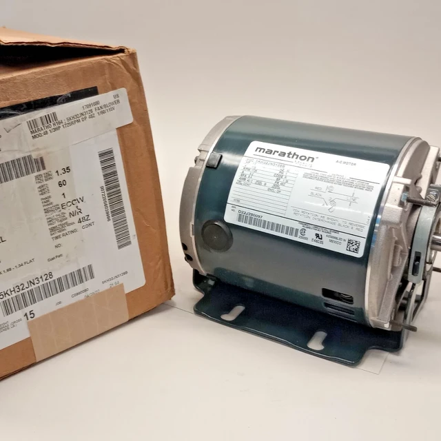 Marathon H164 Electric Motor 1/3hp 1ph 115V 60hz 48Z 1725rpm 5KH32JN3128