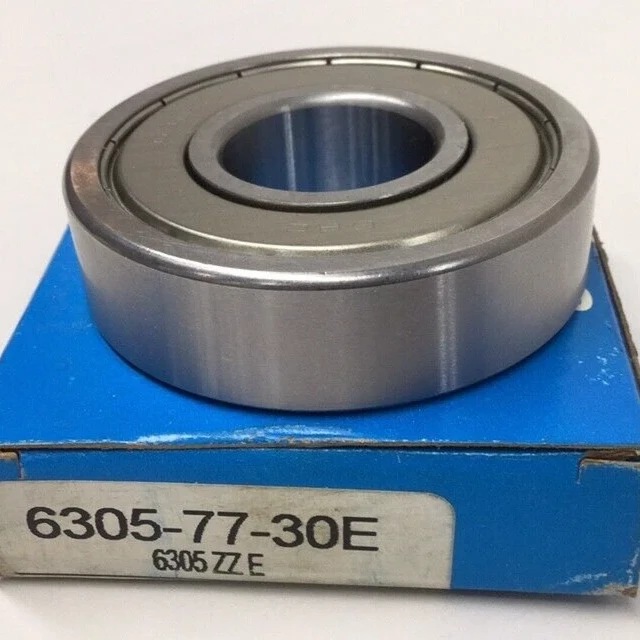 General Bearing 6305-77-30E Ball Roller Bearing Double Shielded 6305ZZE GBC