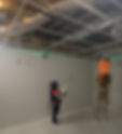laser ceiling grid install