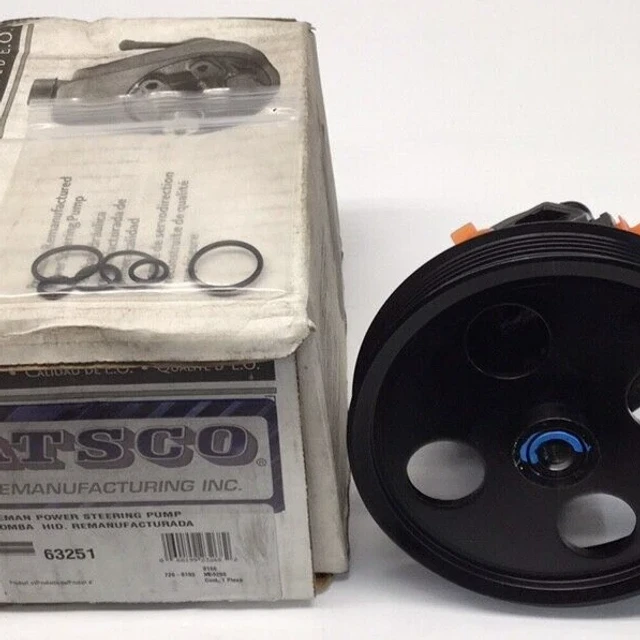 Atsco 63251 Remanufactured Power Steering Pump Dodge Application 6 Groove Pulley