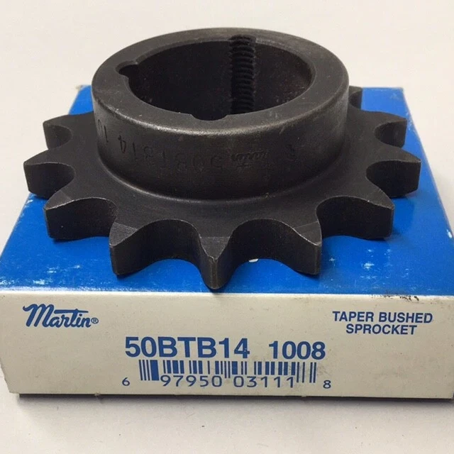 Martin 50BTB14 1008 Taper Bushed Sprocket 14 Teeth 3-1/8" OD 50BTB141008