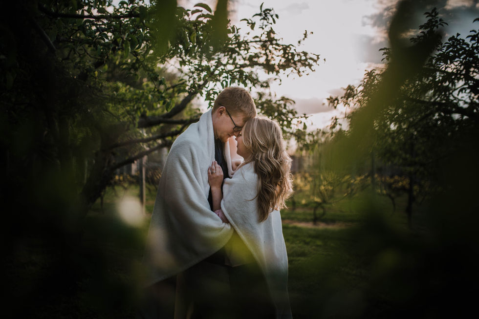 Josh + Ashley | Vineyard Engagement Session | Jackson, MI