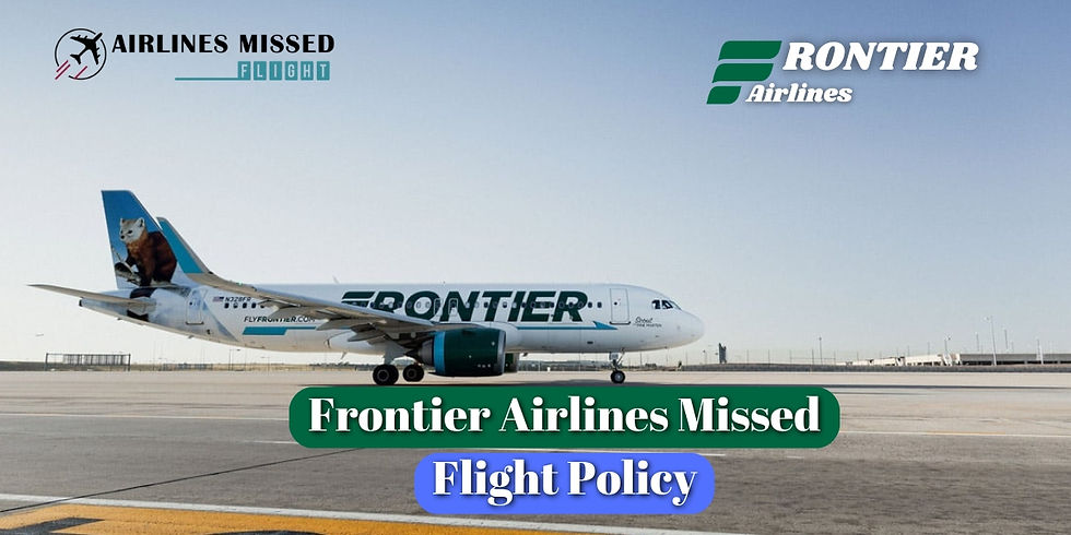 Call +1-888-994-8880 or 801-401-9000 to learn about Frontier Airlines Missed Flight Policy, rebook your missed connection flight, claim refund anytime.