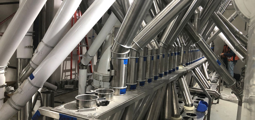 Tubería y roscas transportadoras de acero inoxidabñe