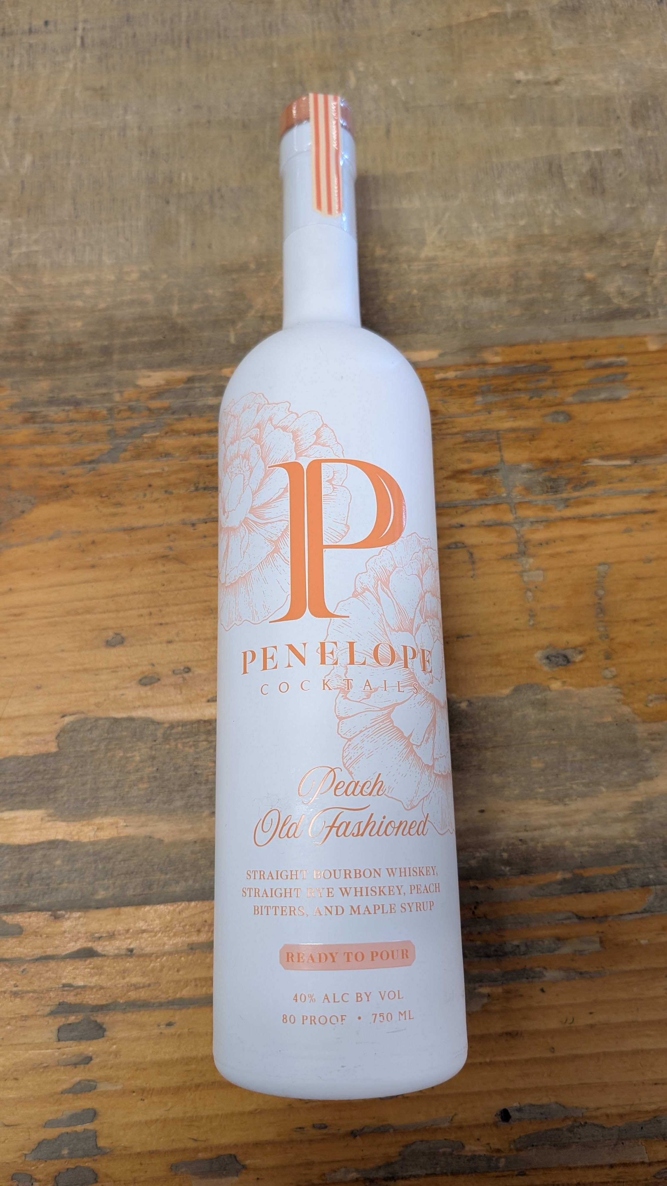 Penelope Cocktail ~ Peach Old Fashioned