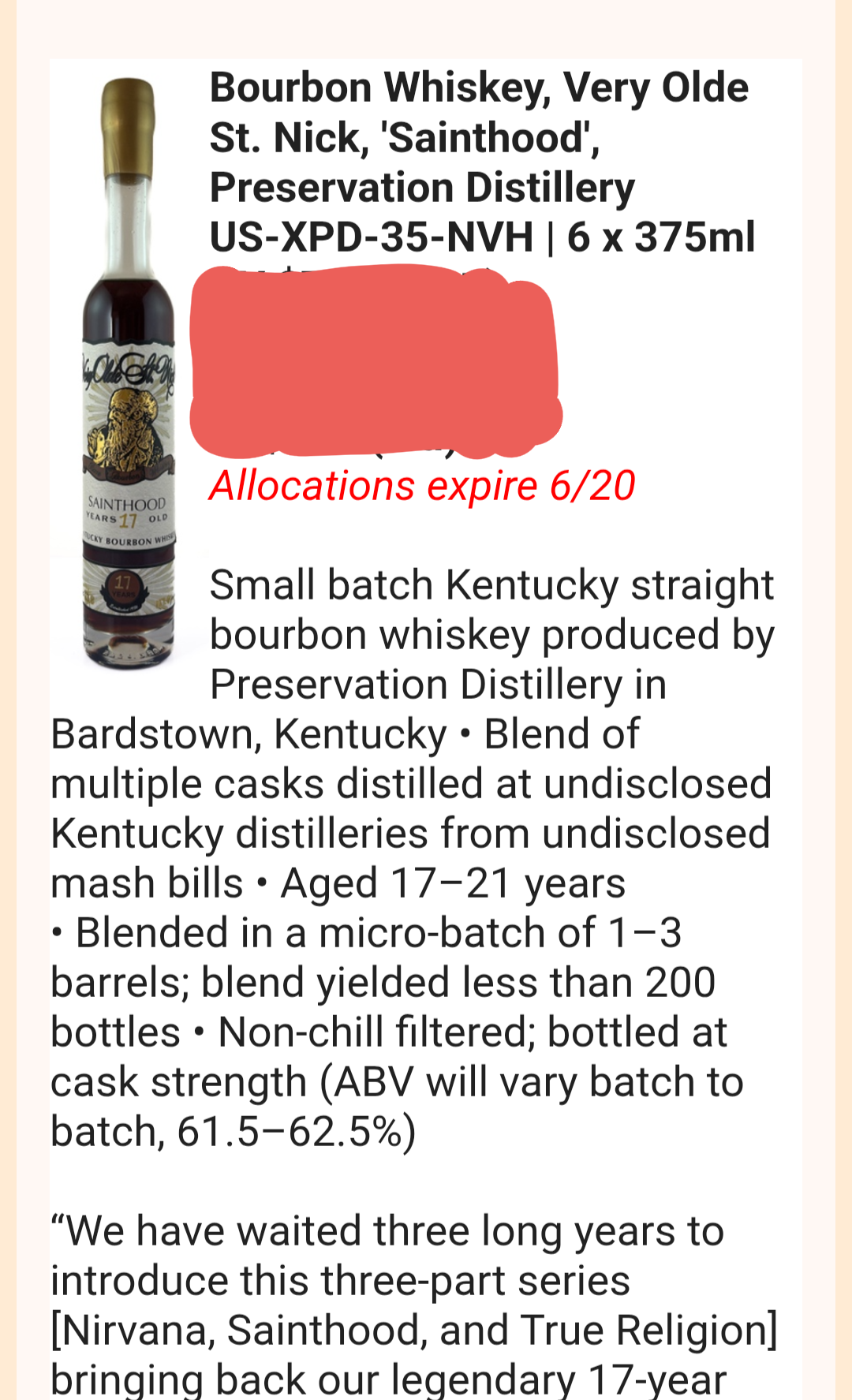 Very Olde St. Nick 'Sainthood'