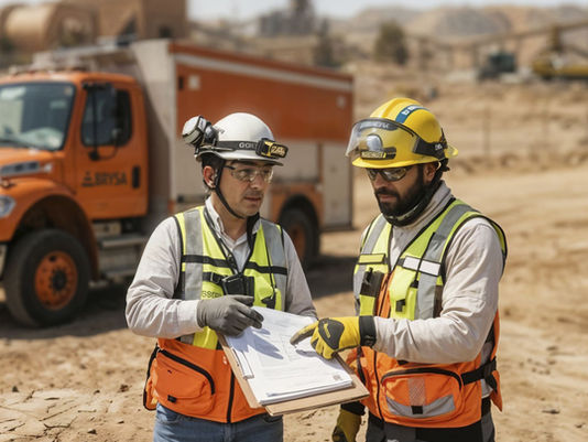 Trabajadores de Brysa en planificación de sevicios