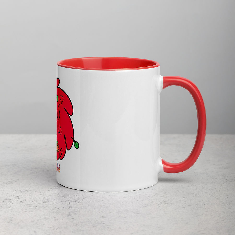 Thumbnail: Folktastic Kora Colorful Ceramic Mug / Caneca de Cerâmica Colorida Kora
