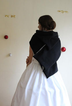 capuche écharpe de fée ZAWANN made in france 1