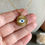 Thumbnail: Gold Evil Eye Round Pendant Necklace