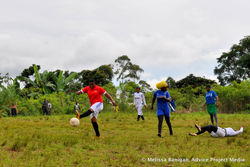 During the women's finals