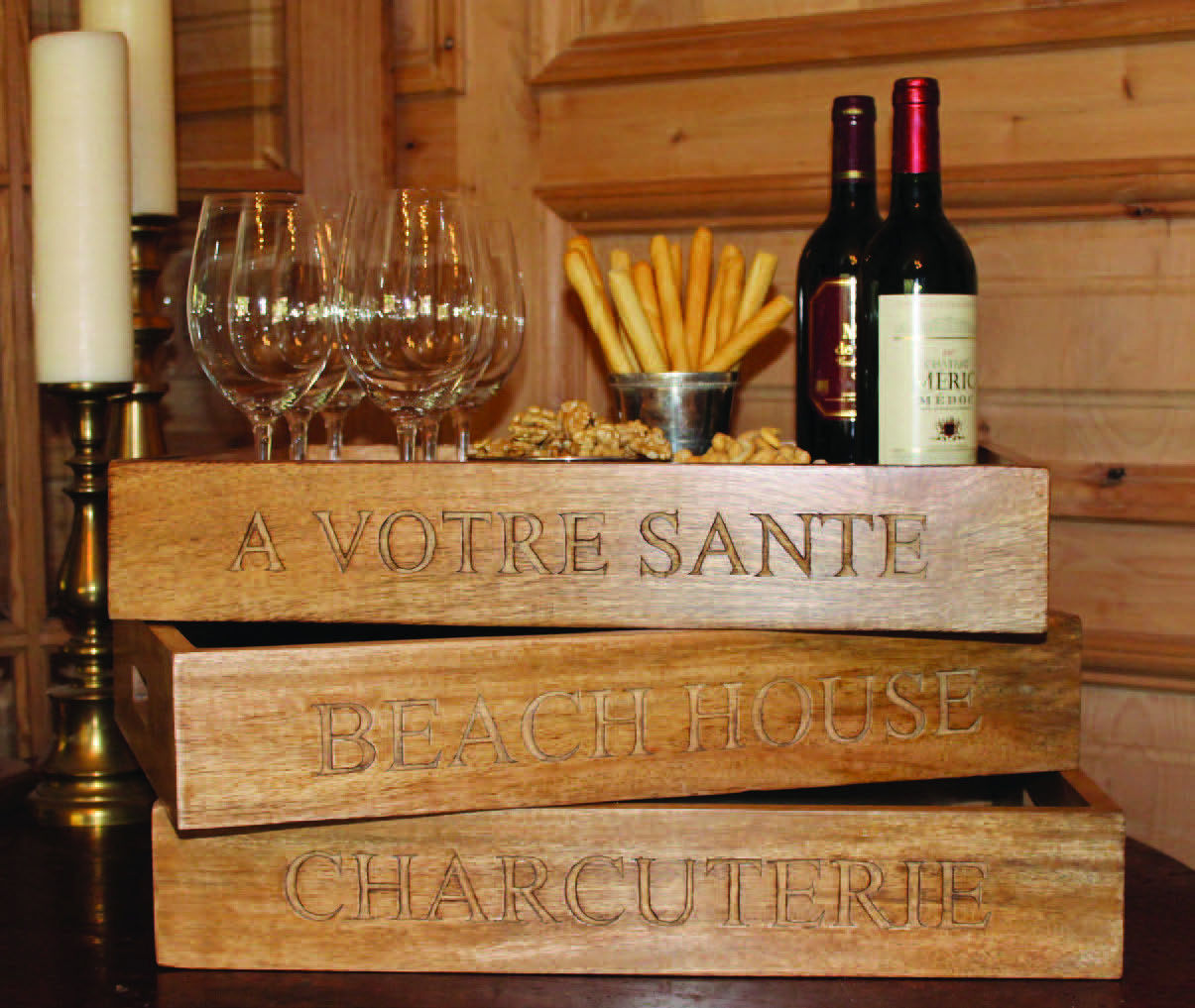 Handcrafted Wooden Tray