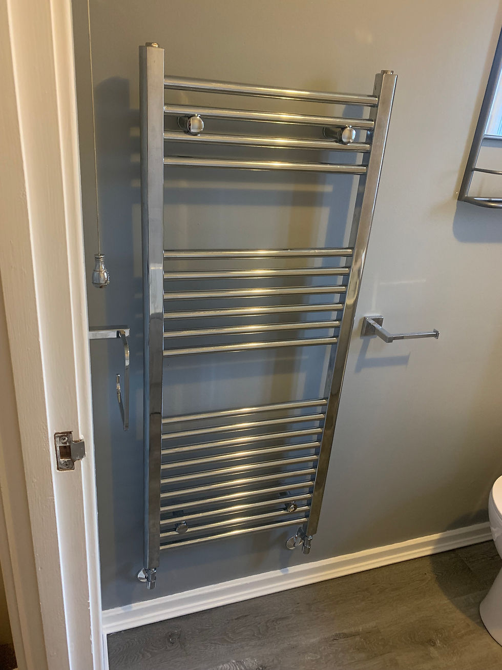 Towel rail install
