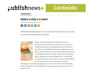 Sobre a vida e o amor (matéria saiu na Publishnews em 18/09/2017)
