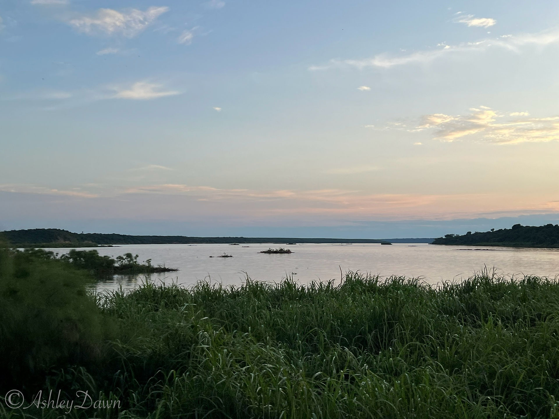 Lake Sunrise in Queen Elizabeth National Park