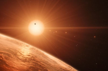 Seven Earth-sized planets just 40 light-years away...