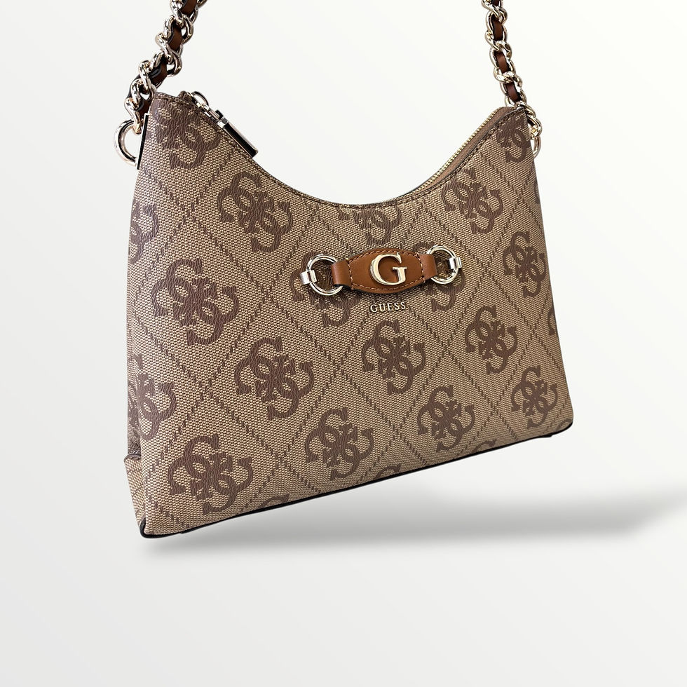 Miniatura: GUESS Gerty con tracollina pelle e acciaio