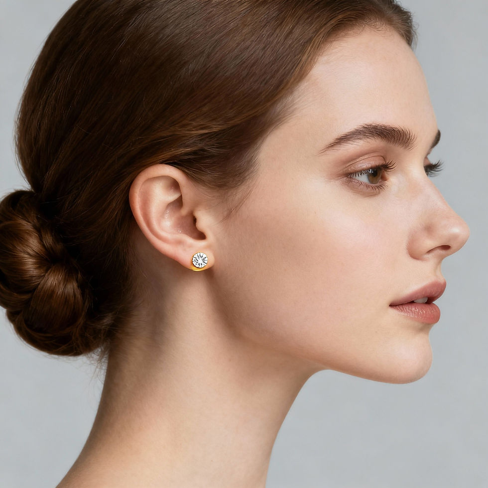 Orecchini Puntoluce 8mm