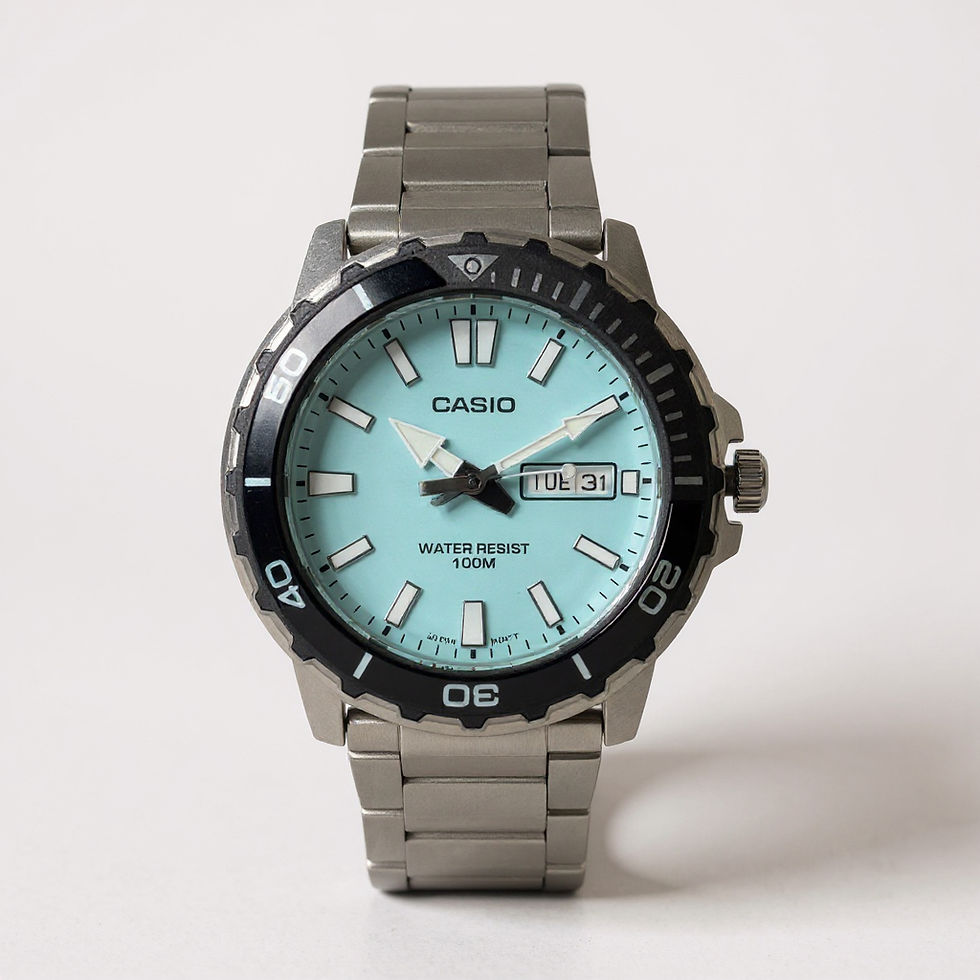 Casio Analogico in acciaio Mod. MTD-125D