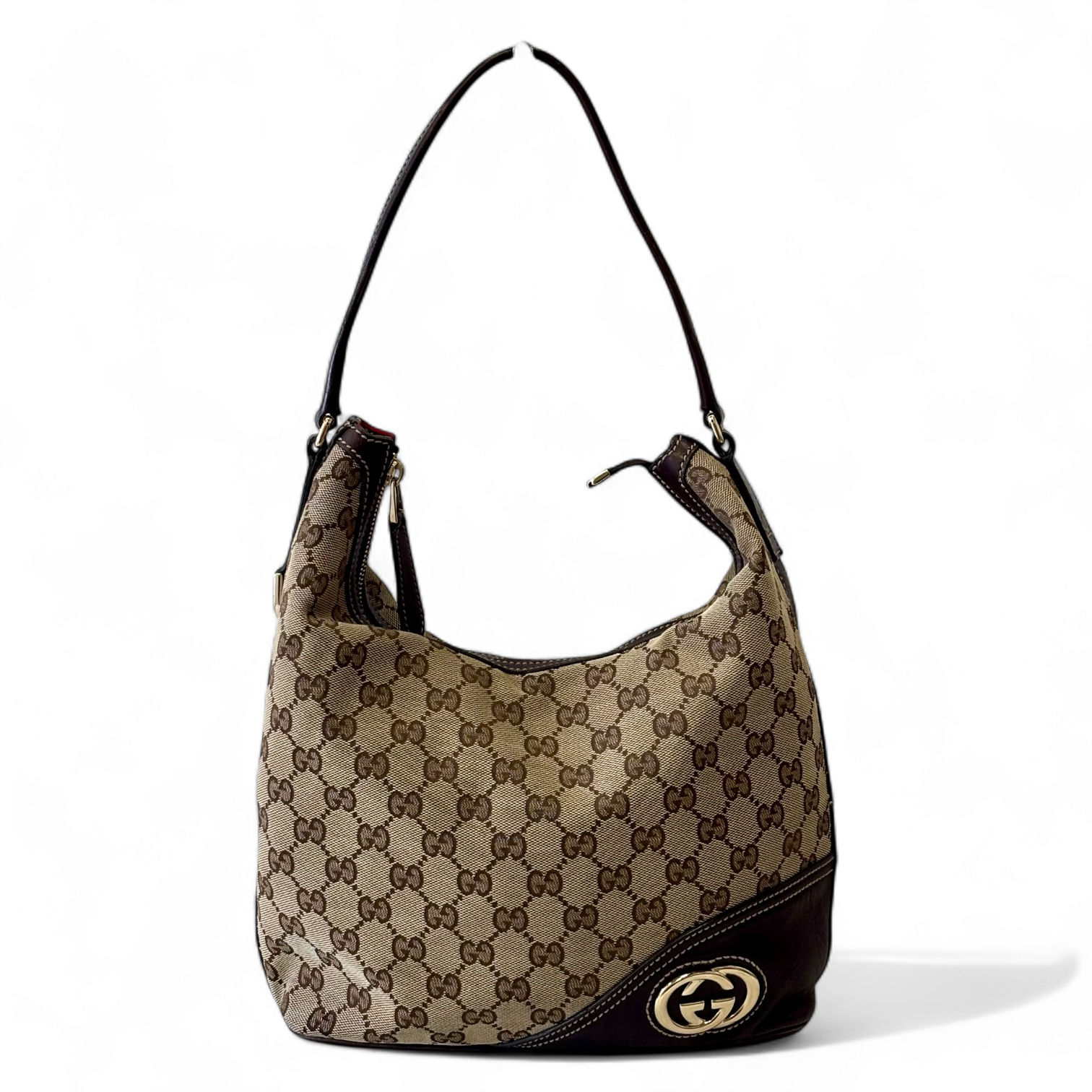 Borsa Gucci Hobo GG Canvas senza difetti