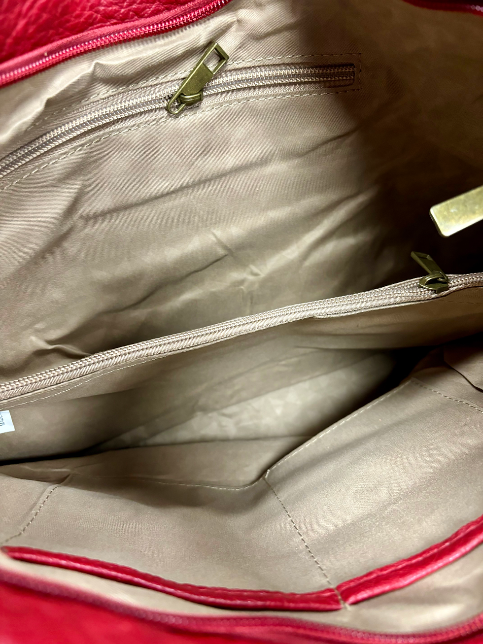 Miniatura: Borsa morbida a spalla oppure utilizzabile con tracolla regolabile