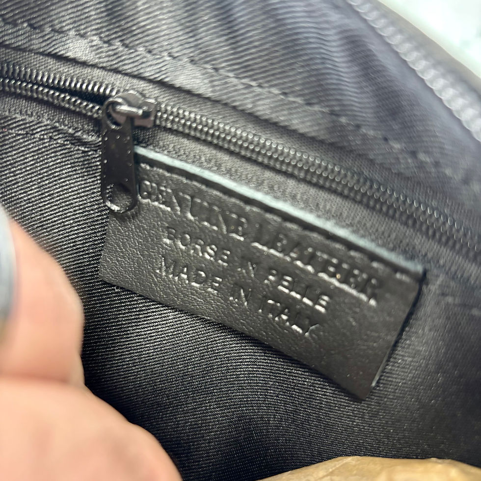 Miniatura: Pochette in cavallino Leopard e vera pelle Made in Italy