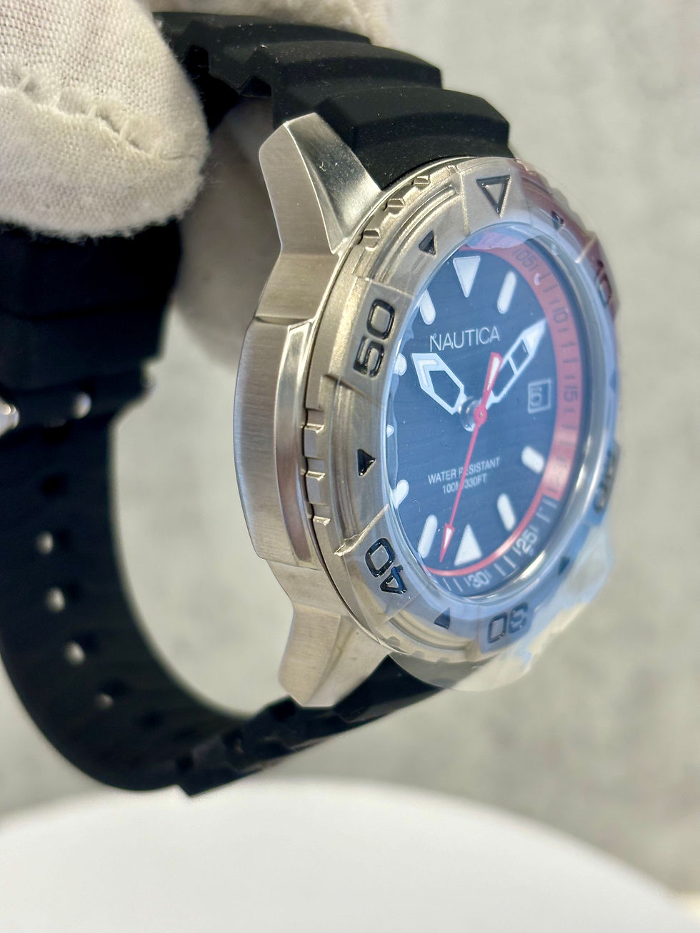 Miniatura: Orologio NAUTICA da polso in silicone Edgewater nero