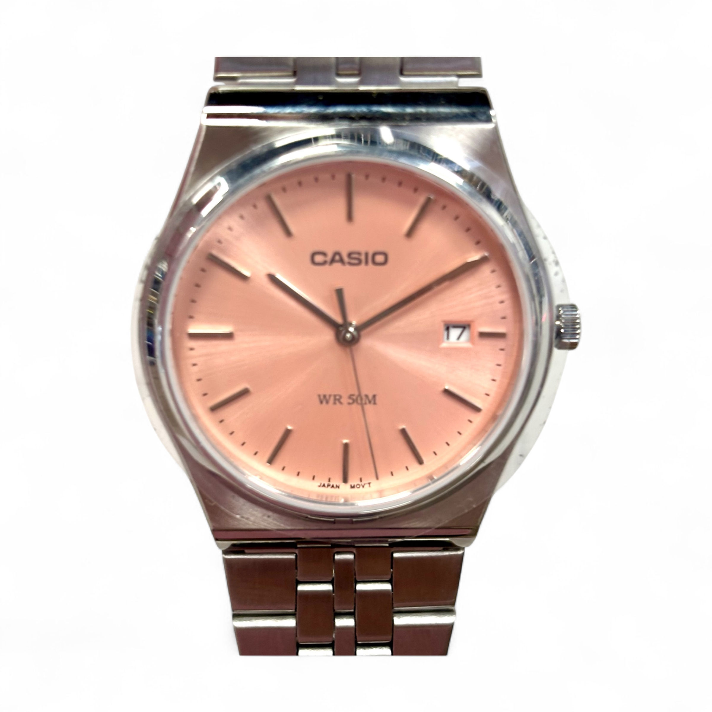 Casio orologio con Quadrante Rosa Mod. MTP-B145D