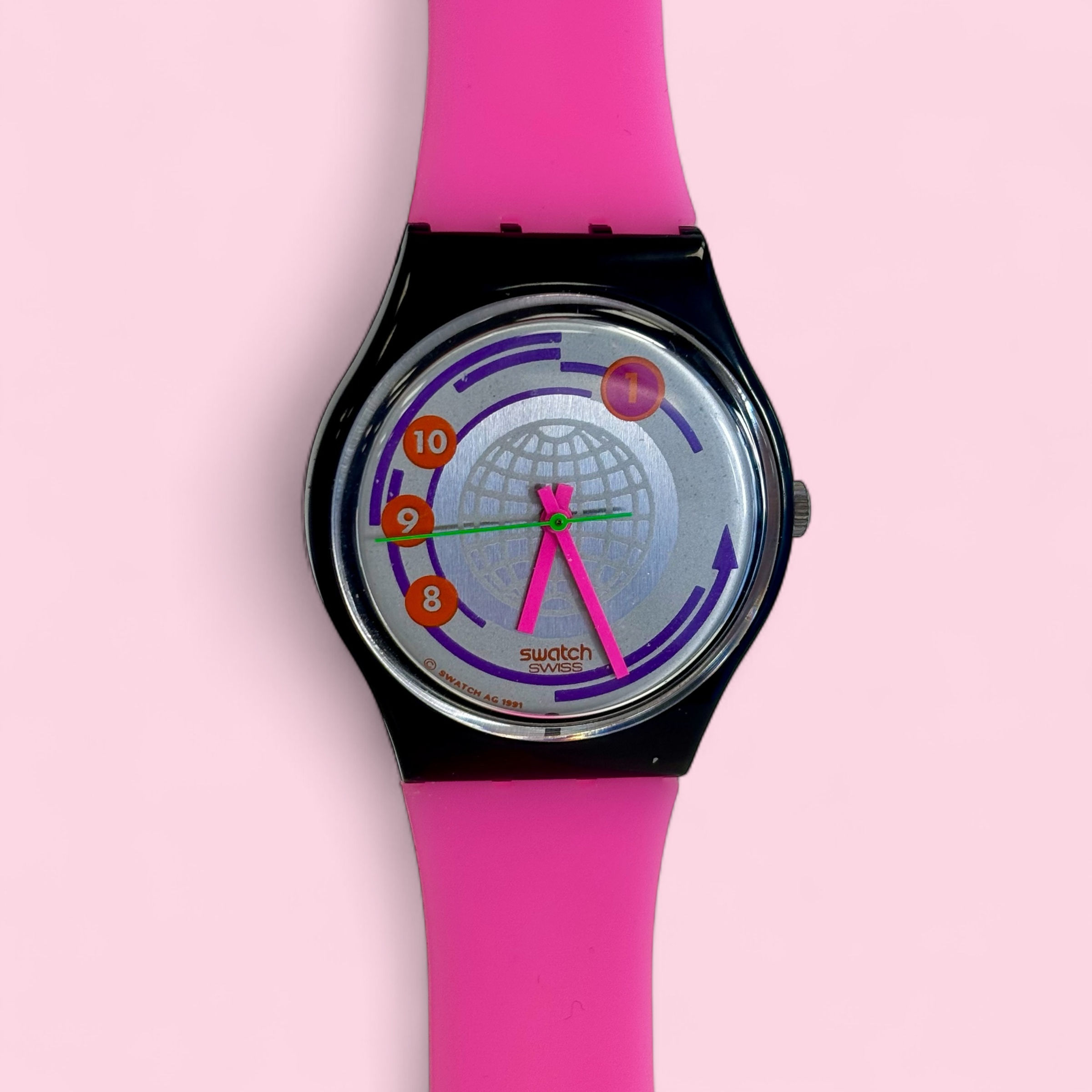 Orologio Vintage Neon Swatch GB143 nuovo