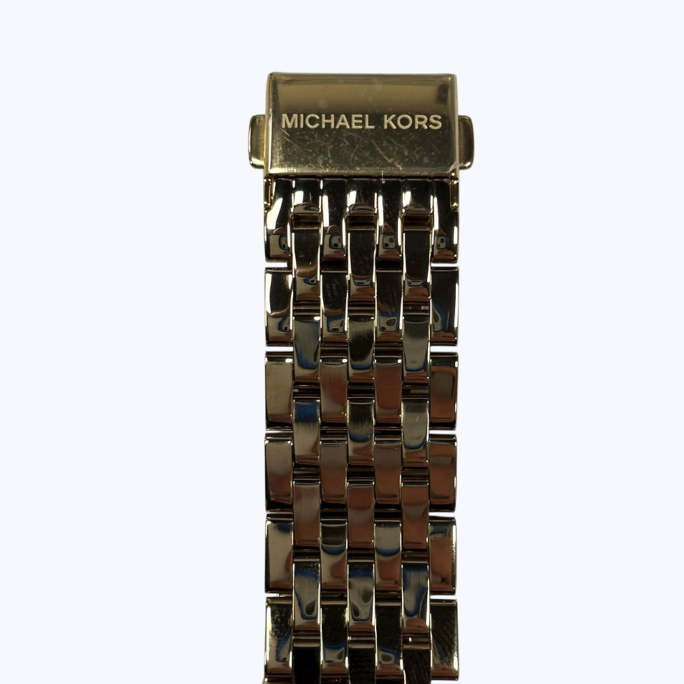 Miniatura: Michael Kors Darci da donna in acciaio dorato con pavè