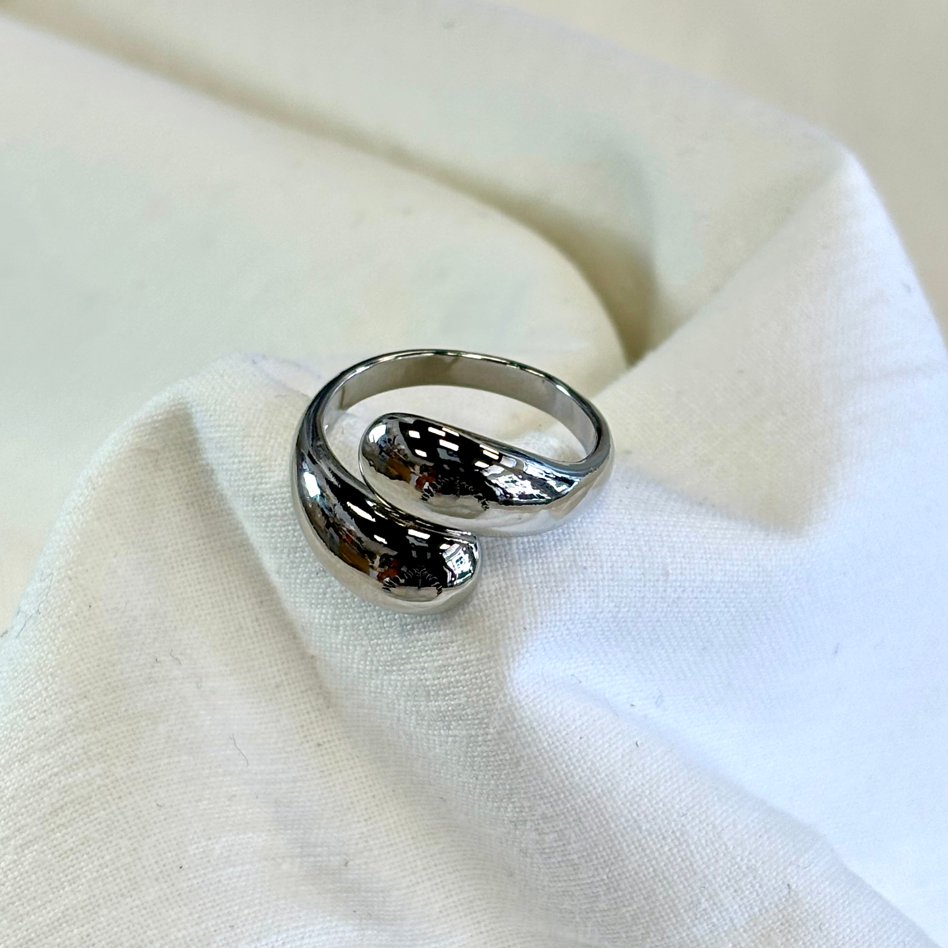 Anello Incanto misura regolabile in acciaio anallergico