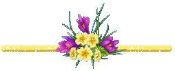 Разделительная линия-Цветы