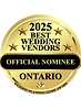 Rose of Sharon Floral in an Official Nominee for 2025 Wedding Planning Guide's Best Wedding Vendor in Ontario